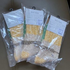 colorblock boot sock